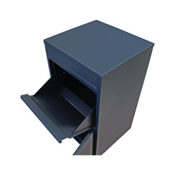 Box na balíky s prepadovou lištou, RAL 7016 (antracit) Box na balíky s prepadovou lištou, RAL 7016 (antracit)